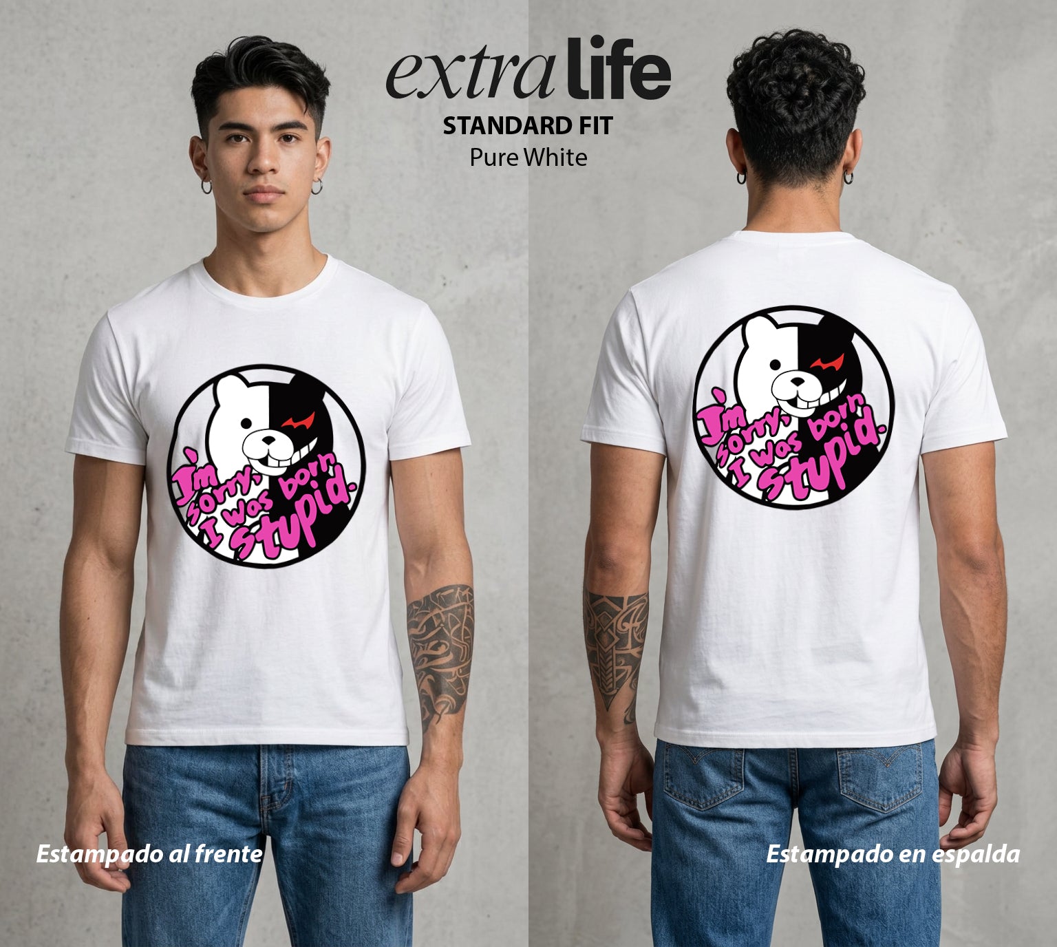 El Juicio Final Escolar | El Caos del Coeficiente #00614 - Playera Standard Fit | Pure White - Foto en modelo