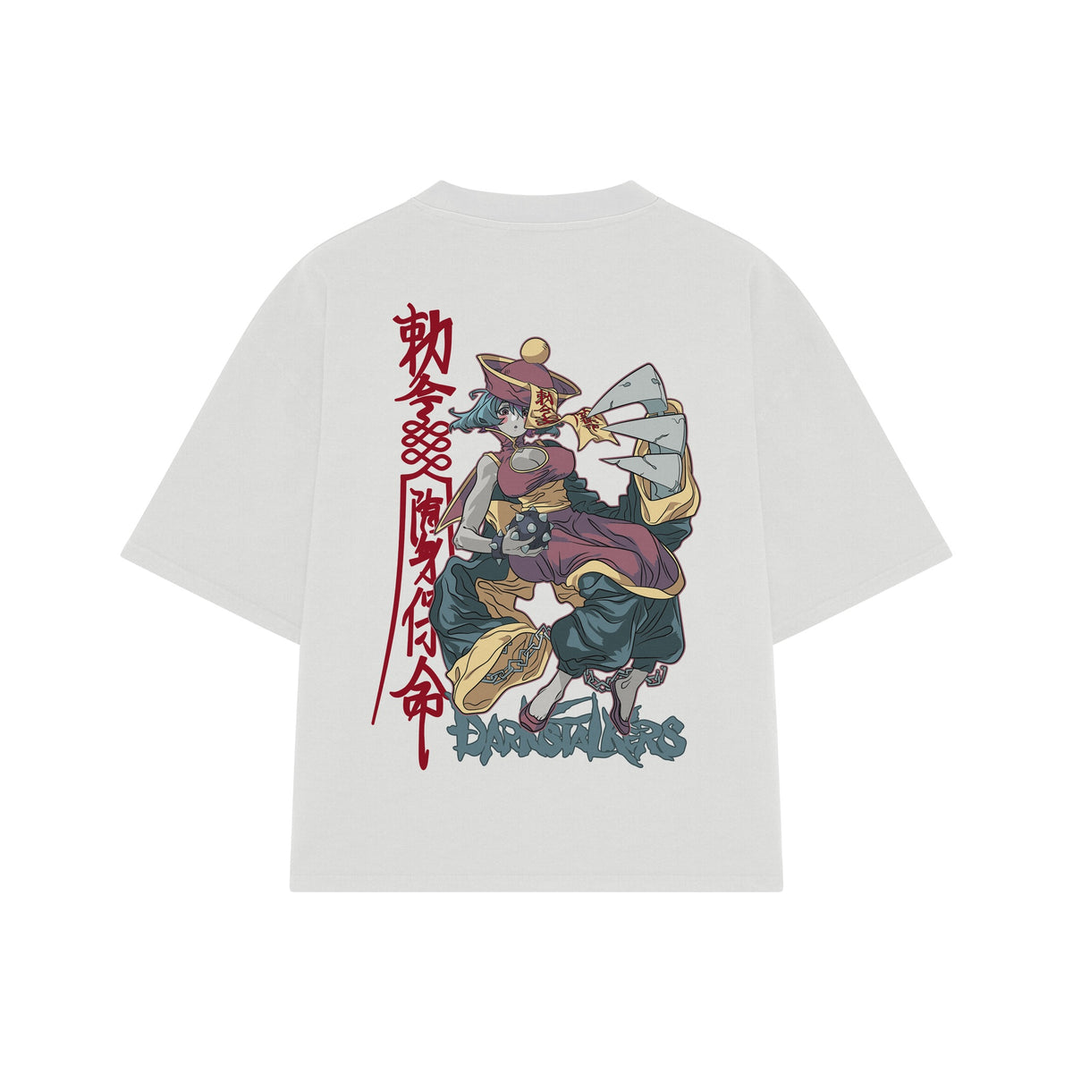 Playera streetwear premium de anime y gaming ExtraLife MX, corte oversized drop shoulder ligero y fresco en color Deep Black y Off-White, moda urbana mexicana de culto.