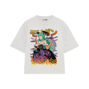 Playera streetwear premium de anime y gaming ExtraLife MX, corte oversized drop shoulder ligero y fresco en color Deep Black y Off-White, moda urbana mexicana de culto.
