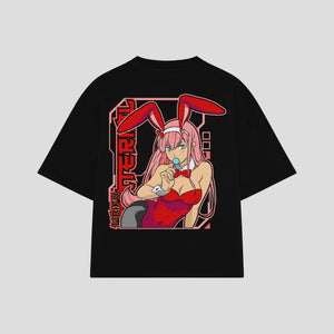Playera streetwear premium de anime y gaming ExtraLife MX, corte oversized drop shoulder ligero y fresco en color Deep Black y Off-White, moda urbana mexicana de culto.