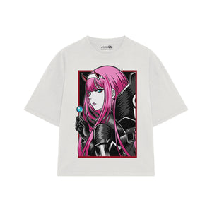 Playera streetwear premium de anime y gaming ExtraLife MX, corte oversized drop shoulder ligero y fresco en color Deep Black y Off-White, moda urbana mexicana de culto.