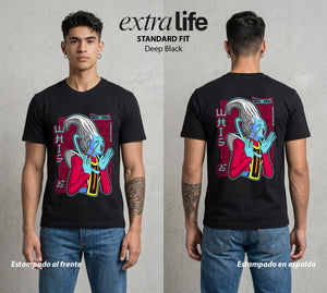 El Poder de las Esferas | El Angel del Universo #00662 - Playera Classic Premium | Deep Black - Foto en modelo