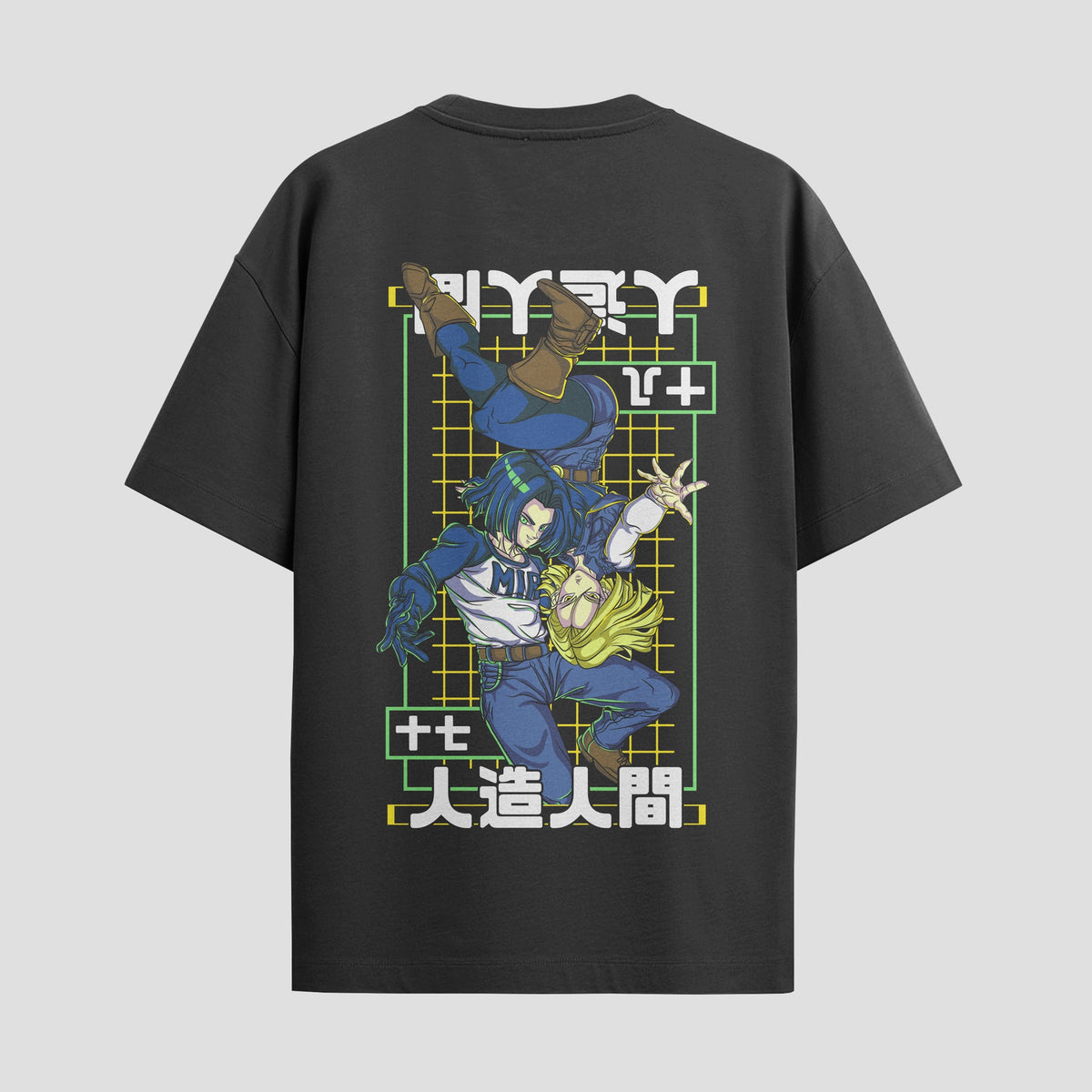 Playera urbana de anime y gaming ExtraLife MX, corte Classic Premium unisex ligero y transpirable en color Deep Black y Pure White, ropa de uso diario para gym y casual.