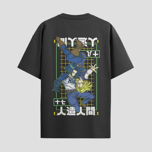 Playera urbana de anime y gaming ExtraLife MX, corte Classic Premium unisex ligero y transpirable en color Deep Black y Pure White, ropa de uso diario para gym y casual.