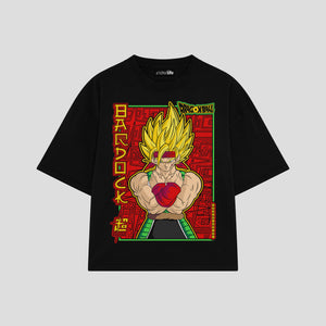 Playera streetwear premium de anime y gaming ExtraLife MX, corte oversized drop shoulder ligero y fresco en color Deep Black y Off-White, moda urbana mexicana de culto.