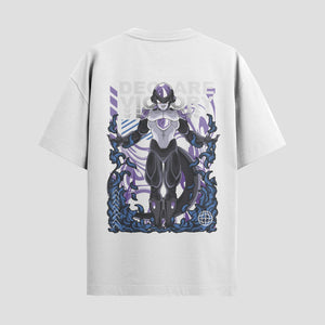 Playera urbana de anime y gaming ExtraLife MX, corte Classic Premium unisex ligero y transpirable en color Deep Black y Pure White, ropa de uso diario para gym y casual.