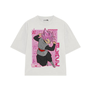 Playera streetwear premium de anime y gaming ExtraLife MX, corte oversized drop shoulder ligero y fresco en color Deep Black y Off-White, moda urbana mexicana de culto.