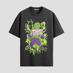 Playera urbana de anime y gaming ExtraLife MX, corte Classic Premium unisex ligero y transpirable en color Deep Black y Pure White, ropa de uso diario para gym y casual.