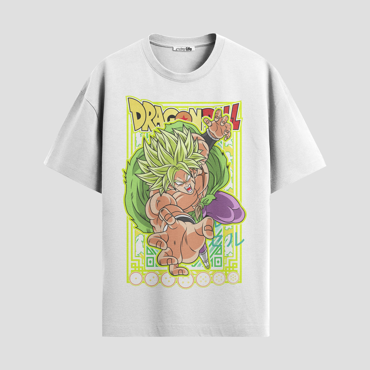 Playera urbana de anime y gaming ExtraLife MX, corte Classic Premium unisex ligero y transpirable en color Deep Black y Pure White, ropa de uso diario para gym y casual.