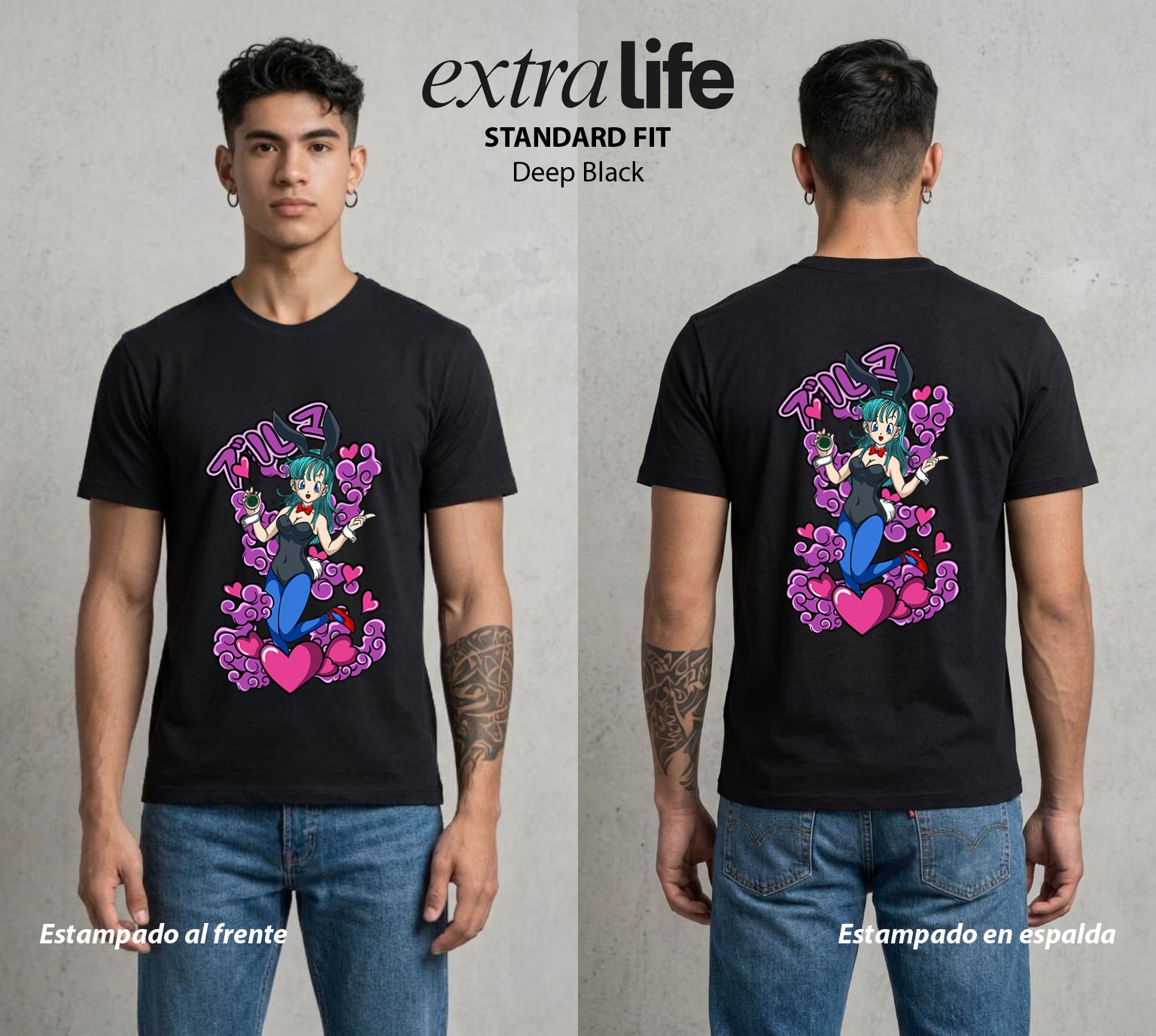 El Poder de las Esferas | La Inventora del Futuro #00689 - Playera Standard Fit | Deep Black - Foto en modelo