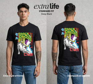 El Poder de las Esferas | La Criatura Perfecta #00696 - Playera Standard Fit | Deep Black - Foto en modelo