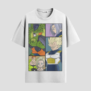 Playera urbana de anime y gaming ExtraLife MX, corte Classic Premium unisex ligero y transpirable en color Deep Black y Pure White, ropa de uso diario para gym y casual.