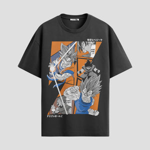 Playera urbana de anime y gaming ExtraLife MX, corte Classic Premium unisex ligero y transpirable en color Deep Black y Pure White, ropa de uso diario para gym y casual.