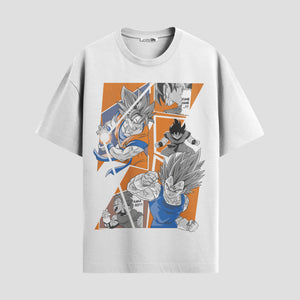 Playera urbana de anime y gaming ExtraLife MX, corte Classic Premium unisex ligero y transpirable en color Deep Black y Pure White, ropa de uso diario para gym y casual.
