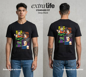 El Poder de las Esferas | Galeria del Poder Z #00704 - Playera Classic Premium | Deep Black - Foto en modelo