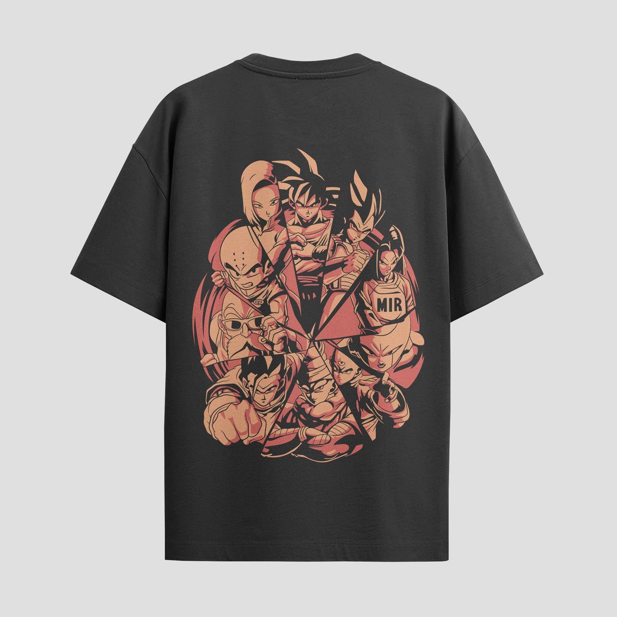 Playera urbana de anime y gaming ExtraLife MX, corte Classic Premium unisex ligero y transpirable en color Deep Black y Pure White, ropa de uso diario para gym y casual.