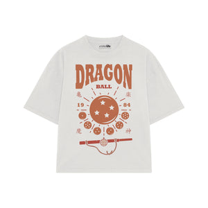 Playera streetwear premium de anime y gaming ExtraLife MX, corte oversized drop shoulder ligero y fresco en color Deep Black y Off-White, moda urbana mexicana de culto.