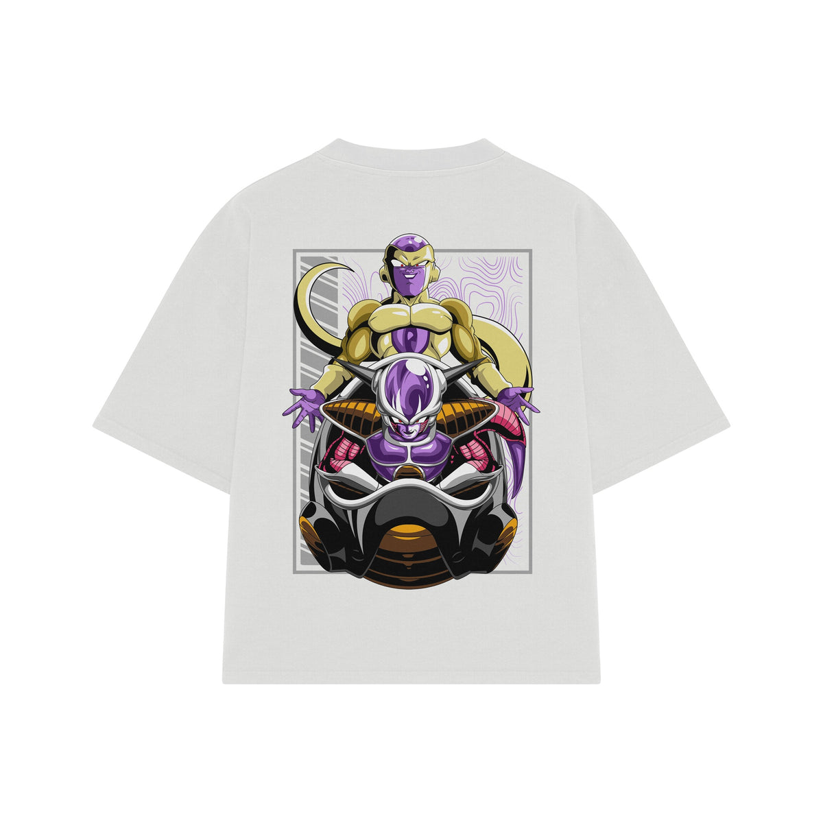 Playera streetwear premium de anime y gaming ExtraLife MX, corte oversized drop shoulder ligero y fresco en color Deep Black y Off-White, moda urbana mexicana de culto.