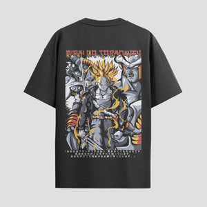 Playera urbana de anime y gaming ExtraLife MX, corte Classic Premium unisex ligero y transpirable en color Deep Black y Pure White, ropa de uso diario para gym y casual.