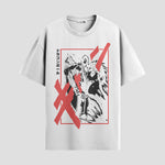 Playera urbana de anime y gaming ExtraLife MX, corte Classic Premium unisex ligero y transpirable en color Deep Black y Pure White, ropa de uso diario para gym y casual.