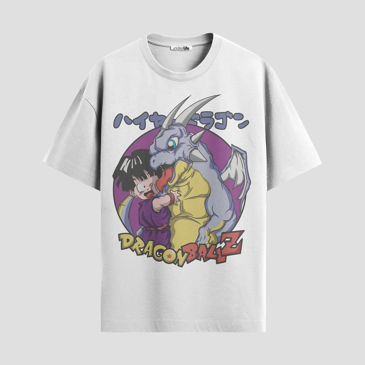 Playera urbana de anime y gaming ExtraLife MX, corte Classic Premium unisex ligero y transpirable en color Deep Black y Pure White, ropa de uso diario para gym y casual.