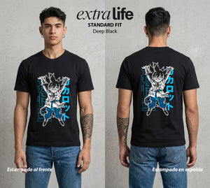 El Poder de las Esferas | Poder sin Limite #00762 - Playera Standard Fit | Deep Black - Foto en modelo