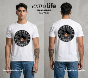 El Poder de las Esferas | Guerrero de las Estrellas #00776 - Playera Standard Fit | Pure White - Foto en modelo