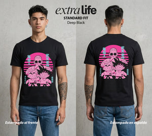 El Poder de las Esferas | El Ermitaño Tortuga #00812 - Playera Standard Fit | Deep Black - Foto en modelo