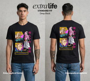 El Poder de las Esferas | El Terror Rosa #00813 - Playera Standard Fit | Deep Black - Foto en modelo
