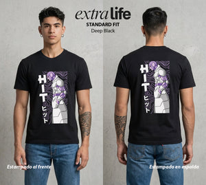 El Poder de las Esferas | El Asesino del Tiempo #00827 - Playera Standard Fit | Deep Black - Foto en modelo