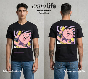 El Poder de las Esferas | Dulce y Destructivo #00840 - Playera Standard Fit | Deep Black - Foto en modelo