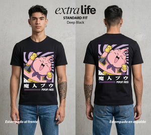 El Poder de las Esferas | La Magia del Caos #00841 - Playera Standard Fit | Deep Black - Foto en modelo