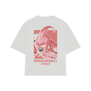 Playera streetwear premium de anime y gaming ExtraLife MX, corte oversized drop shoulder ligero y fresco en color Deep Black y Off-White, moda urbana mexicana de culto.