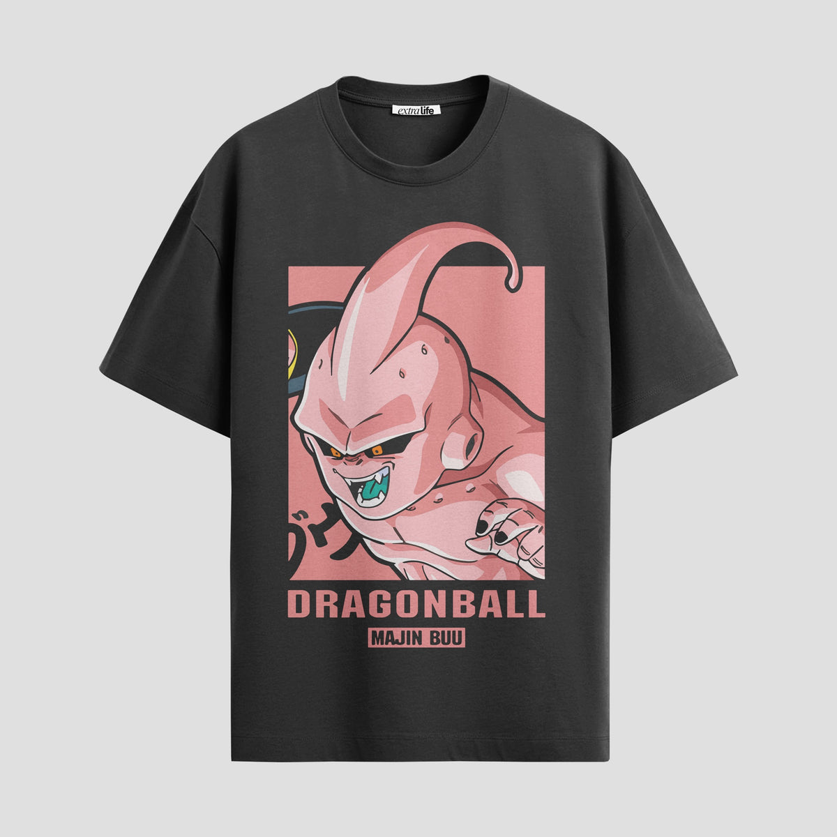 Playera urbana de anime y gaming ExtraLife MX, corte Classic Premium unisex ligero y transpirable en color Deep Black y Pure White, ropa de uso diario para gym y casual.