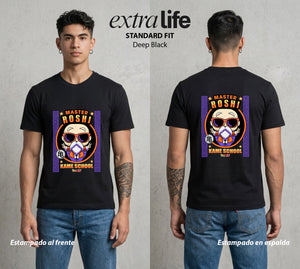 El Poder de las Esferas | El Ermitaño Tortuga Pop Art #00867 - Playera Standard Fit | Deep Black - Foto en modelo
