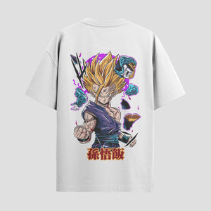 Playera urbana de anime y gaming ExtraLife MX, corte Classic Premium unisex ligero y transpirable en color Deep Black y Pure White, ropa de uso diario para gym y casual.