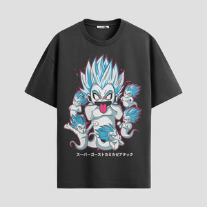 Playera urbana de anime y gaming ExtraLife MX, corte Classic Premium unisex ligero y transpirable en color Deep Black y Pure White, ropa de uso diario para gym y casual.