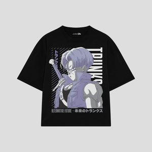Playera streetwear premium de anime y gaming ExtraLife MX, corte oversized drop shoulder ligero y fresco en color Deep Black y Off-White, moda urbana mexicana de culto.