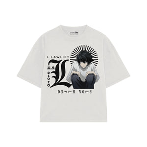 Playera streetwear premium de anime y gaming ExtraLife MX, corte oversized drop shoulder ligero y fresco en color Deep Black y Off-White, moda urbana mexicana de culto.