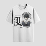 Playera urbana de anime y gaming ExtraLife MX, corte Classic Premium unisex ligero y transpirable en color Deep Black y Pure White, ropa de uso diario para gym y casual.