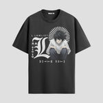 Playera urbana de anime y gaming ExtraLife MX, corte Classic Premium unisex ligero y transpirable en color Deep Black y Pure White, ropa de uso diario para gym y casual.