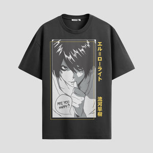 Playera urbana de anime y gaming ExtraLife MX, corte Classic Premium unisex ligero y transpirable en color Deep Black y Pure White, ropa de uso diario para gym y casual.