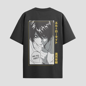 Playera urbana de anime y gaming ExtraLife MX, corte Classic Premium unisex ligero y transpirable en color Deep Black y Pure White, ropa de uso diario para gym y casual.