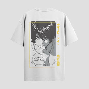 Playera urbana de anime y gaming ExtraLife MX, corte Classic Premium unisex ligero y transpirable en color Deep Black y Pure White, ropa de uso diario para gym y casual.