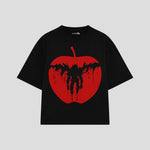 Playera streetwear premium de anime y gaming ExtraLife MX, corte oversized drop shoulder ligero y fresco en color Deep Black y Off-White, moda urbana mexicana de culto.