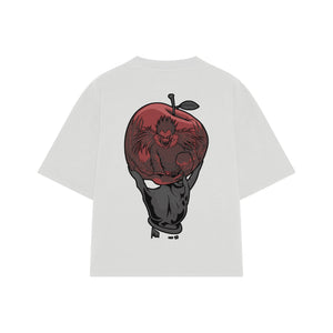 Playera streetwear premium de anime y gaming ExtraLife MX, corte oversized drop shoulder ligero y fresco en color Deep Black y Off-White, moda urbana mexicana de culto.