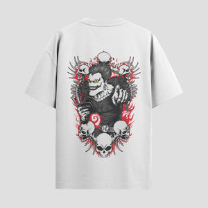Playera urbana de anime y gaming ExtraLife MX, corte Classic Premium unisex ligero y transpirable en color Deep Black y Pure White, ropa de uso diario para gym y casual.
