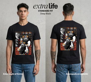La Mazmorra Deliciosa | El Cocinero del Dungeon #00952 - Playera Standard Fit | Deep Black - Foto en modelo