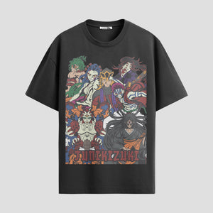 Playera urbana de anime y gaming ExtraLife MX, corte Classic Premium unisex ligero y transpirable en color Deep Black y Pure White, ropa de uso diario para gym y casual.