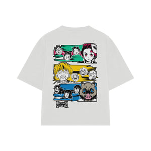 Playera streetwear premium de anime y gaming ExtraLife MX, corte oversized drop shoulder ligero y fresco en color Deep Black y Off-White, moda urbana mexicana de culto.